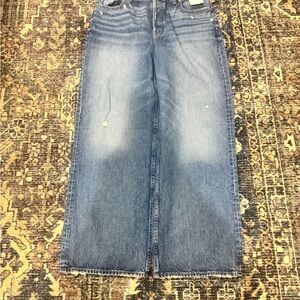 Madewell Curvy Low-Slung Baggy Jeans in Blue